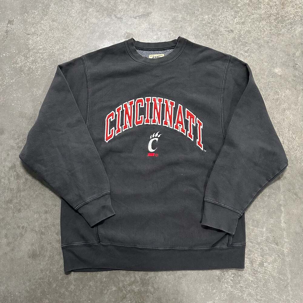 Vintage Steve & Barry's Cincinnati Bearcats Embroidered Crewneck Size M